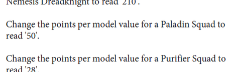 FAQs + erratas de W40K en camino?
