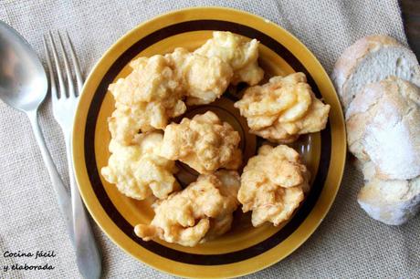 PATANISCAS DE  BACALAO, RECETA PORTUGUESA
