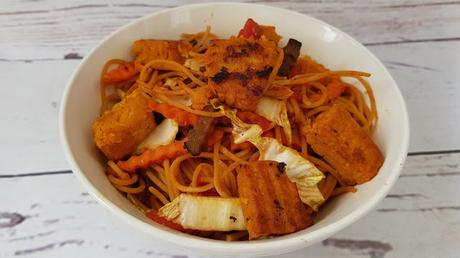 Tofu de garbanzos o tofu birmano