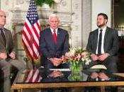 Pence reunido oposición venezolana, prometió millones “ayudas” video]