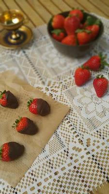 Fresas con chocolate