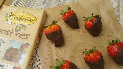 Fresas con chocolate