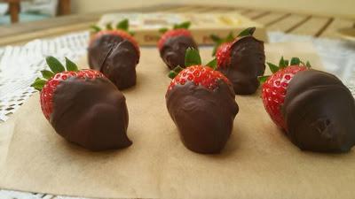 Fresas con chocolate