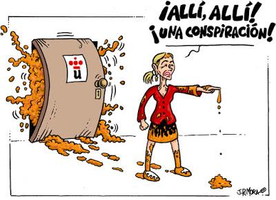 El vuelo de Cifuentes con su “mastergate” y su estrepitosa caída.