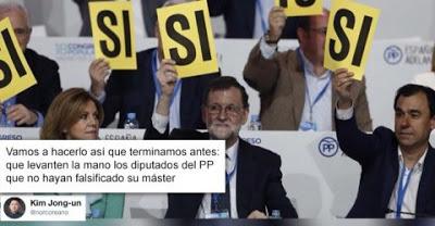 El vuelo de Cifuentes con su “mastergate” y su estrepitosa caída.