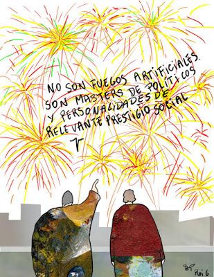 El vuelo de Cifuentes con su “mastergate” y su estrepitosa caída.