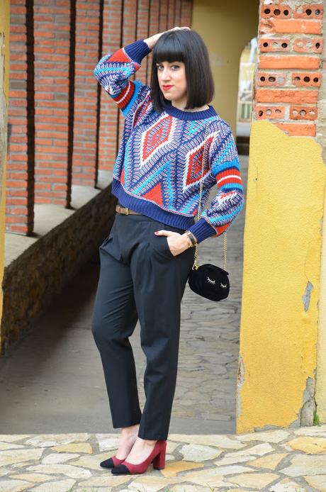 Jersey de estampado geométrico