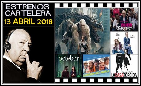 Estrenos de la Semana 13 Abril de 2018 y Podcast 4x29 de 