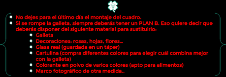 CONSEJOS PARA ENMARCAR UNA GALLETA