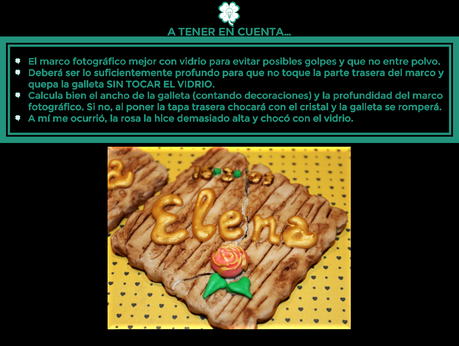CÓMO ENMARCAR UNA GALLETA {PARA REGALAR} CÓMO ENMARCAR UNA GALLETA {PARA REGALAR}