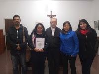 Presentamos ante el obispo Fernando Croxatto los alarmantes datos de bajo peso y mal nutrición en los niñxs de la ciudad