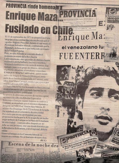 LA MEMORIA, LA MEMORIA, LA MEMORIA, que se venga también LA JUSTICIA, LA JUSTICIA. LA JUSTICIA. Resultado de imagen para Enrique Maza Carvajal