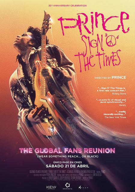 Cinesa programa en sus salas un concierto de Prince en el segundo aniversario de su muerte