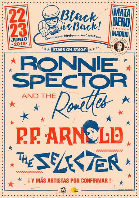 Blackisback! Weekend 2018: Ronnie Spector & The Ronettes, P.P. Arnold, The Selecter... Blackisback! Weekend 2018: Ronnie Spector & The Ronettes, P.P. Arnold, The Selecter...