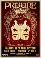 Concierto de Pristine y Nostos en Boite Live