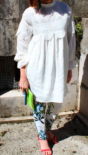 MIS LOOKS - FLORES Y BLANCO MIS LOOKS - FLORES Y BLANCO