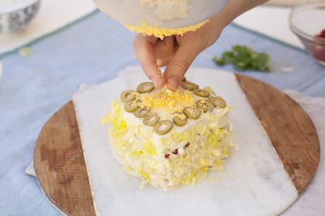 Pastel salado en pan de molde
