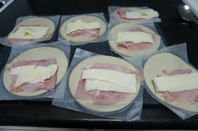Empanadillas de jamón y queso