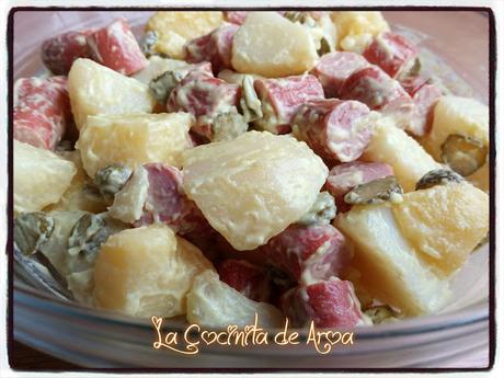 ENSALADA DE PATATA ALEMANA, KARTOFFELSALAT