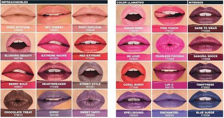 Aumenta la Gama Mark de Avon con los Nuevos Labiales Mark Epic Lipstick