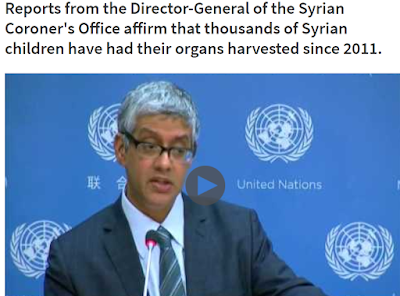 La ONU lo sabe y calla: 18.000 NIÑOS REFUGIADOS SIRIOS despedazados para TRÁFICO DE ÓRGANOS ¿HASTA CUÁNDO?