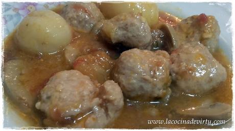 Albóndigas a la barbacoa cookeo