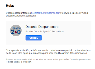 Apunta alumnos a Google Classroom