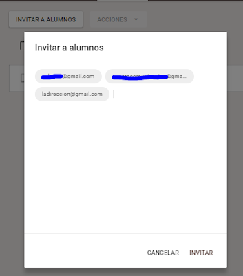 Apunta alumnos a Google Classroom