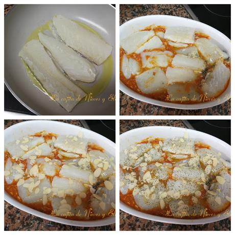 Bacalao skrei con almendras