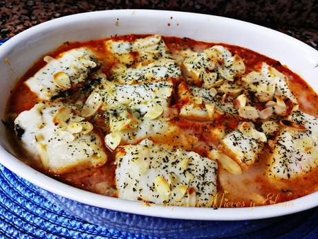 Bacalao skrei con almendras Bacalao skrei con almendras
