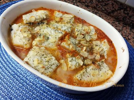 Bacalao skrei con almendras Bacalao skrei con almendras
