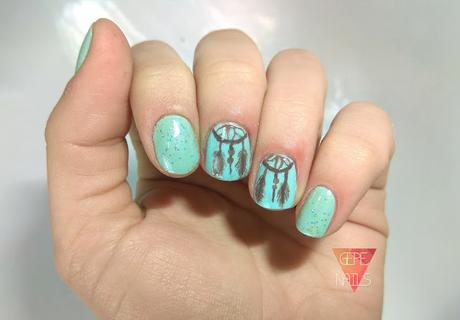 MEDIA LUNA     |       #RETO31DIAS2018 NAIL ART