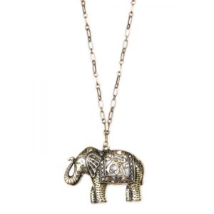 4 Amuletos de la India para atraer la suerte collar-elefante