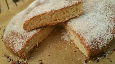 Torta de azúcar ~ Sin leche y sin huevo