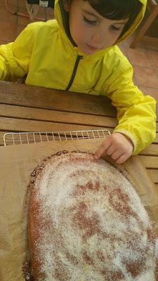 Torta de azúcar ~ Sin leche y sin huevo