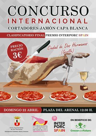 Nueva cita para el III Concurso Internacional de Cortadores de Jamón de Capa Blanca “Ciudad de Dos Hermanas 2018”