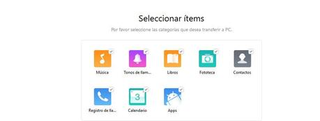 Gestionar todo el contenido del móvil