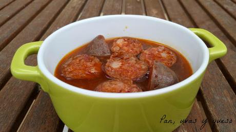 Chorizo a la sidra (tradicional o Crock-Pot)