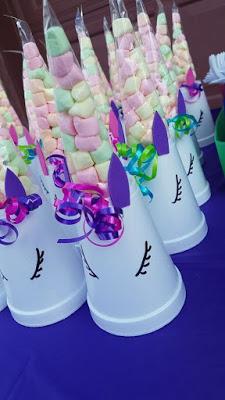 19 Ideas decorativas y souvenirs con moldes para tu fiesta de unicornios