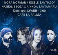 El hombre Luna en Café la Palma