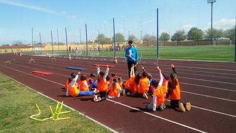 Los niños y niñas nazarenas disfrutan de las Promociones Deportivas