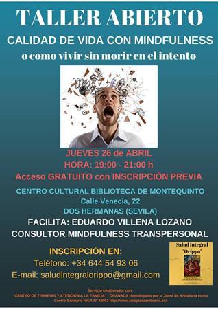 Charla-taller abierto: ‘Calidad de vida con Mindfulnes’