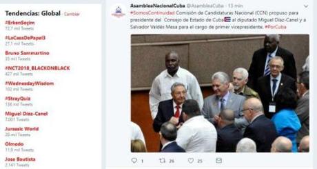 Nuevo presidente en Cuba. Resumen de la primera sesión constitutiva de la ANPP