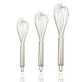 Philonext Varilla Para Batir, Batidor Inoxidable, Batidor De Cocina, Varilla Para Batir De Acero Inoxidable, Varilla Para Batir