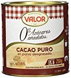 Chocolates Valor - Cacao Puro En Polvo Desgrasado - 250 g - [pack de 2]