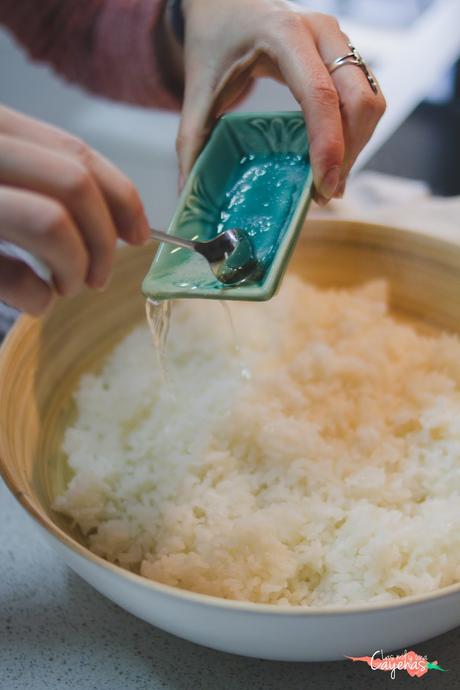 Arroz para Sushi - 酢飯の作り方