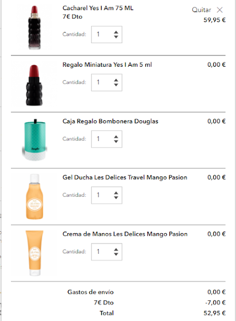 nuevo perfume Gourmand de Cacharel, Yes I Am barato Douglas nuevo perfume Gourmand de Cacharel, Yes I Am barato Douglas