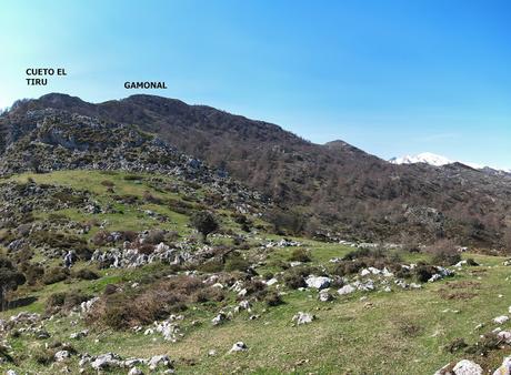 Gamonal, Sestón y base del Tiolda desde Suarias