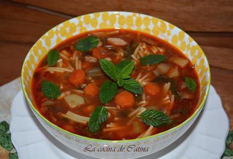 Sopa minestrone Sopa minestrone