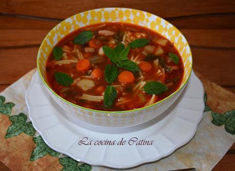 Sopa minestrone Sopa minestrone